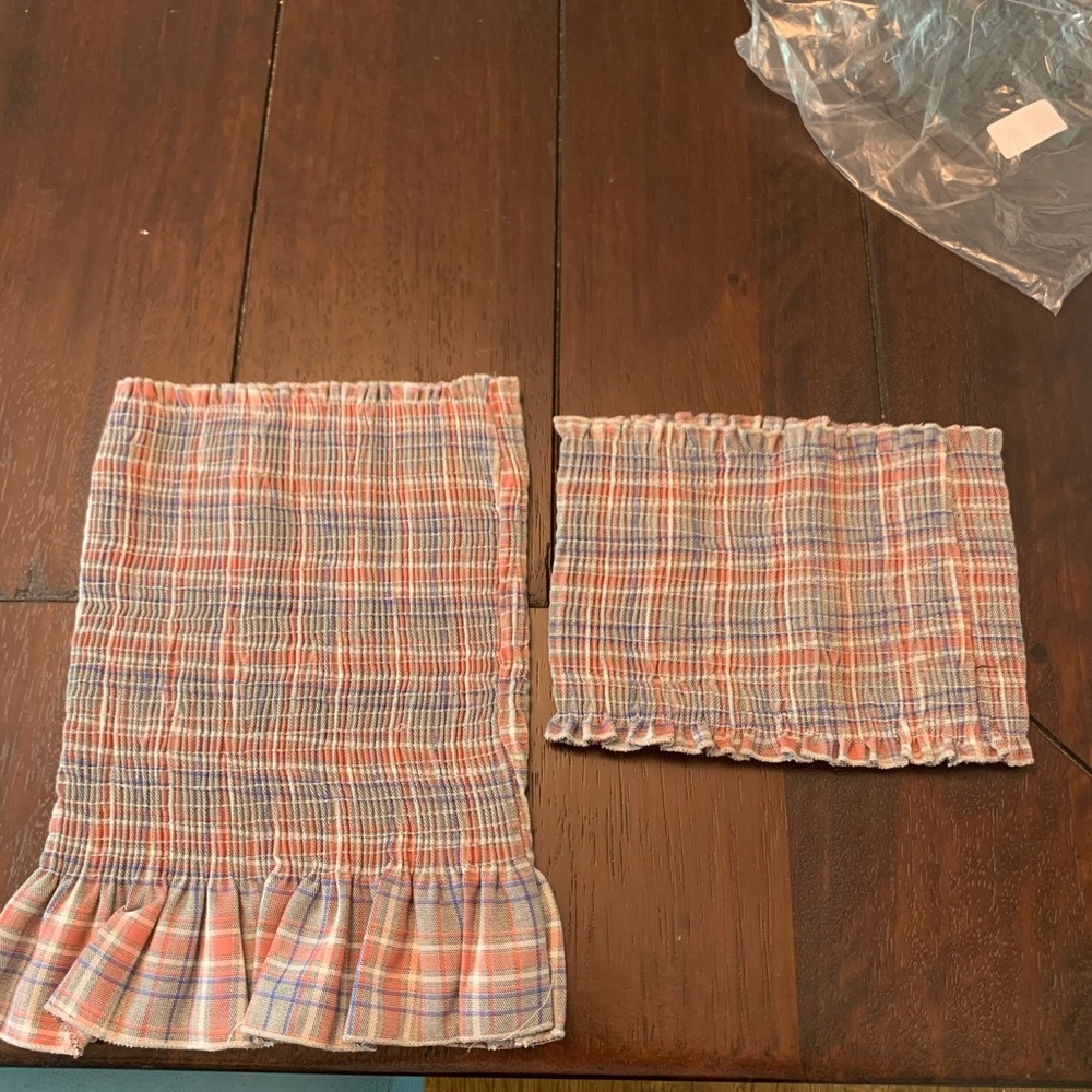 2 piece smocked set